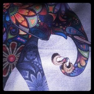 Gold hoop Earrings - non tarnishible gold dipped.